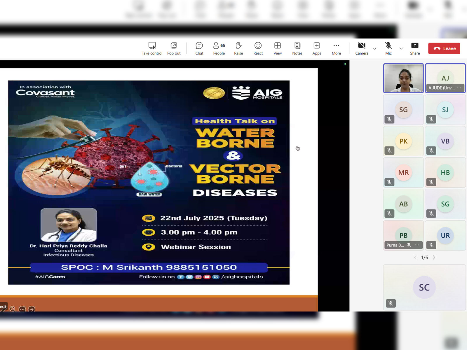 Preventing Water-borne Diseases Session