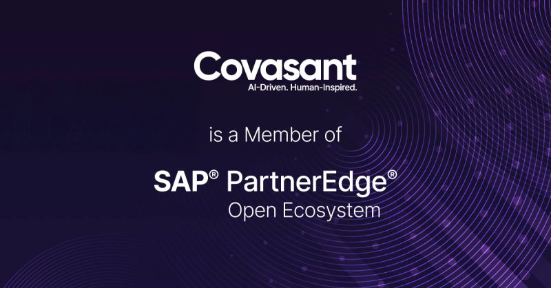 Covasant Joins SAP PartnerEdge Open Ecosystem