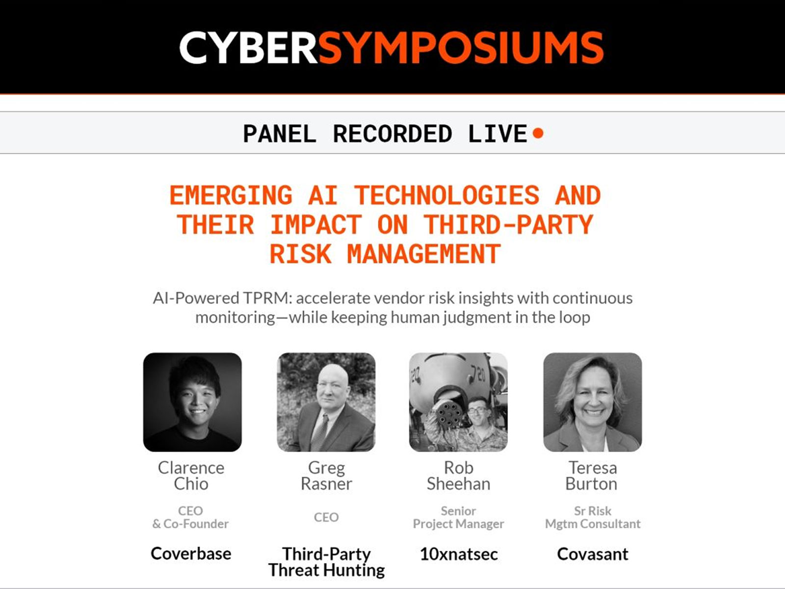Covasant Joins Cybersymposiums Panel on AI