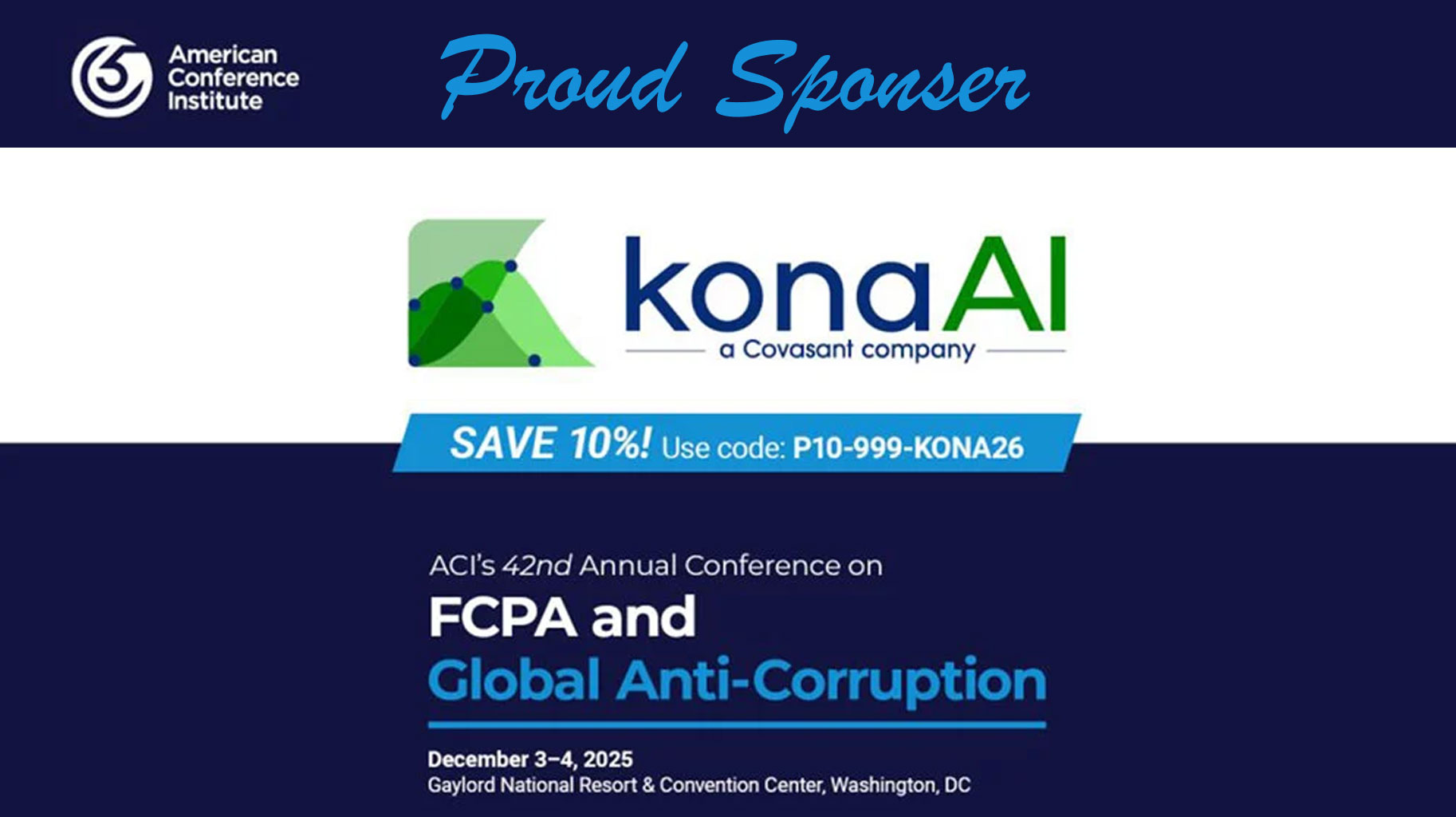 ACI's 42nd Annual Conference on FCPA and Global Anti-Corruption in Washington, D.C.