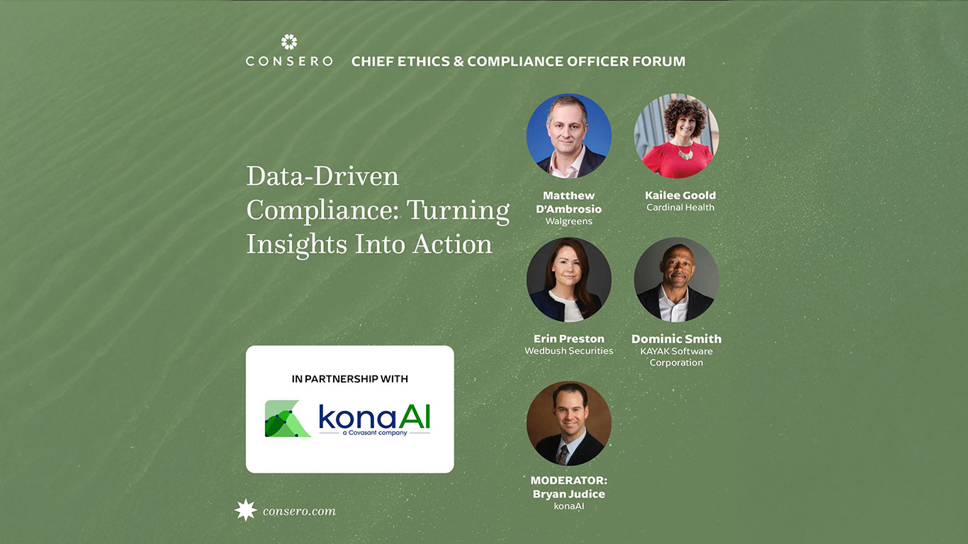 Consero’s Chief Ethics and Compliance Officer Forum