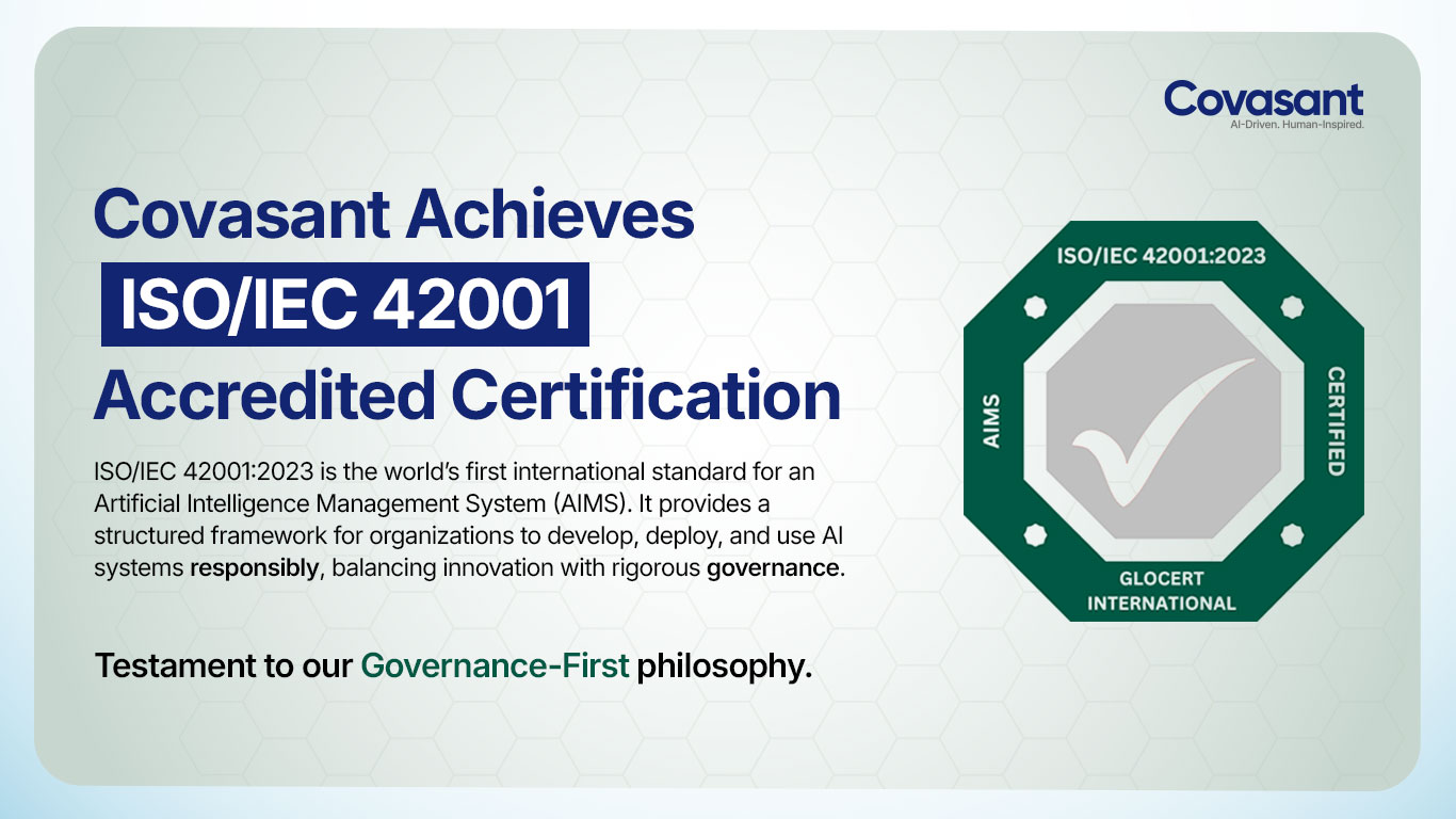 Covasant Achieves ISO/IEC 42001 Certification