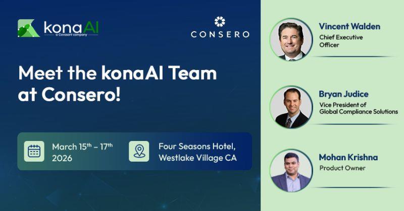 Meet the konaAl Team at Consero!